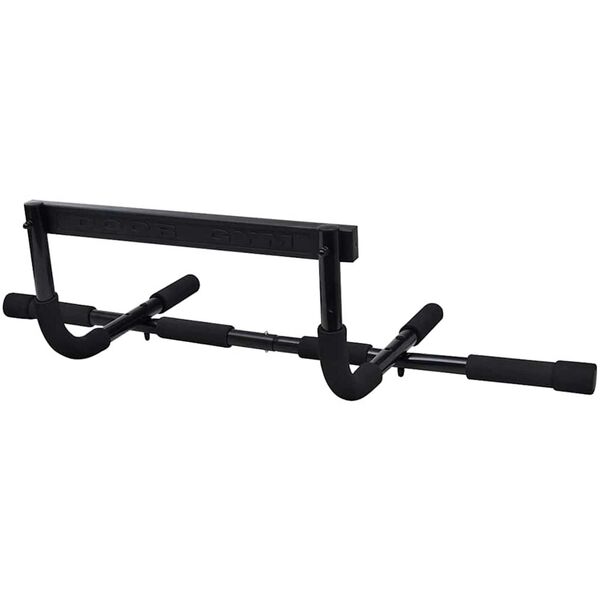 vidaXL Pull-Up Bar Zwart 92 x 39 x 21.5 cm Staal