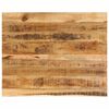 vidaXL Tafelblad met natuurlijke rand 90x80x2,5 cm massief mangohout