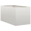 vidaXL Plantenbak 40x80x40 cm roestvrij staal