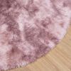 vidaXL Hoogpolig vloerkleed NAVARRA 100x100 cm polyester stoffig roze