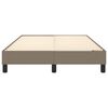 vidaXL Boxspring bed 120x200 cm stof taupe