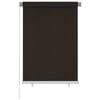 vidaXL Rolgordijn voor buiten 105(B)x140(H) cm HDPE bruin