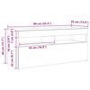 vidaXL Tv-meubel met LED-verlichting 90x35x40 cm grijs sonoma eiken