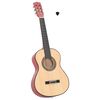 vidaXL Gitaar klassiek beginner kinderen 1/2 34" lindenhout