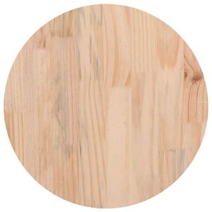vidaXL Tafelblad &Oslash;40x2,5 cm massief grenenhout