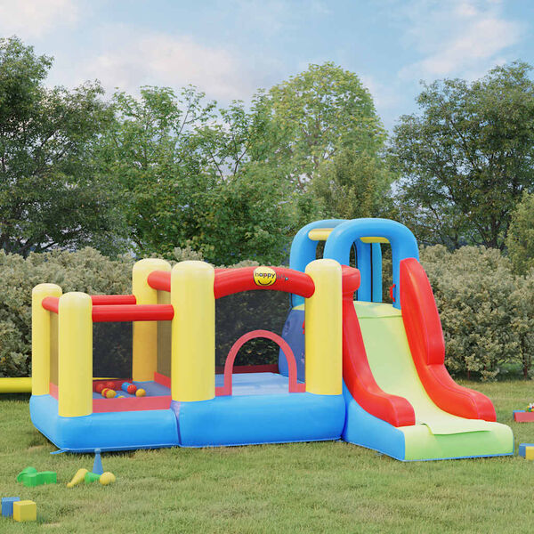 Happy Hop Springkasteel met glijbaan 370x299x208 cm