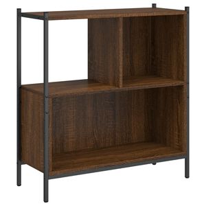 vidaXL Boekenkast 72x28x77,5 cm bewerkt hout bruin eikenkleur