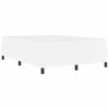vidaXL Bedframe met matras Wit 160 x 200 cm Stof