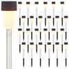 vidaXL Buitenzonne-lampen met grondpin 24 st Warmwit 29,5 cm