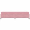 vidaXL Bedframe met matras Roze 120 x 200 cm Stof