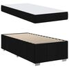 vidaXL Bedframe met matras Zwart 120 x 190 cm Stof