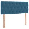 vidaXL Opslag bed met matras met hoofdeinde Blauw 120 x 190 cm Fluweel