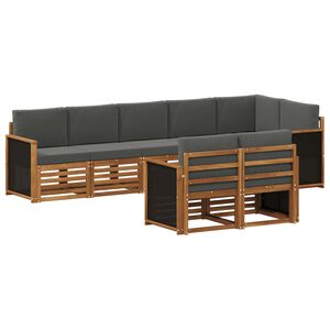 vidaXL Buiten bankenset 7 st