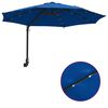 vidaXL Tuinparasol Azurblauw 248 x 248 x 148 cm Polyester en staal