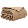 vidaXL Zomer Dekbed Goud 200 x 200 cm Satijn en Microfiber