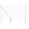 vidaXL Gecombineerd draadhek met spikes 10 x 1,4 m (B x H)