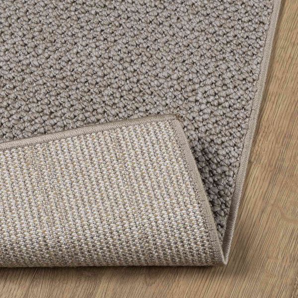 vidaXL Vloerkleden Rechthoekig LUGO Taupe 150 x 80 cm Polyester