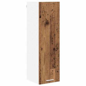 vidaXL Hangkast met opslag Oudhout 30 x 31 x 100 cm Bewerkt hout