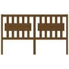 vidaXL Hoofdbord 155,5x4x100 cm massief grenenhout honingbruin