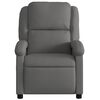 vidaXL Relaxfauteuil Grijs Echt Leer