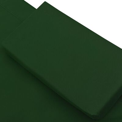 vidaXL Loungebed stof groen