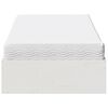 vidaXL Slaapbank met matras 90x190 cm massief grenenhout wit