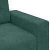 vidaXL | Loveseat | met kussen Donkergroen Fluweel