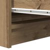 vidaXL Dressoir 100x35x99 cm bewerkt hout artisanaal eikenkleurig