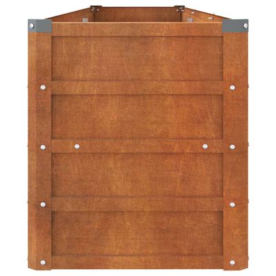 vidaXL Plantenbak verhoogd 240x40x45 cm cortenstaal roestig