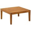 vidaXL Tuinstafel Massief Acaciahout Naturel 60 x 60 x 30 cm