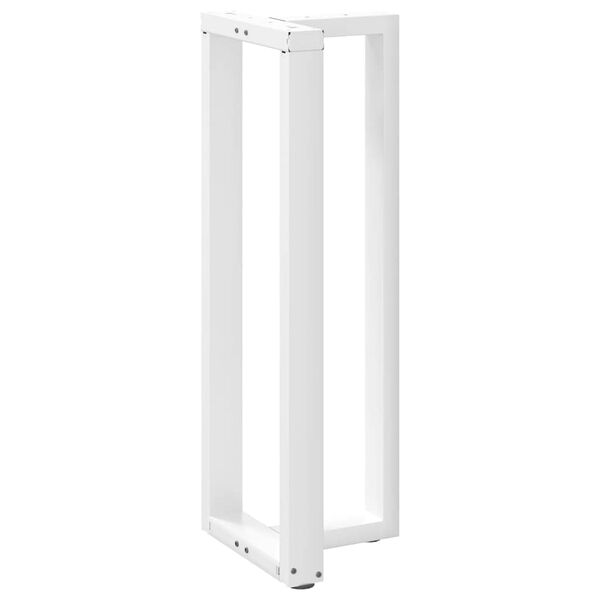 vidaXL Bartafelpoten 2 st T-vormig 50x35x(110-111) cm staal wit