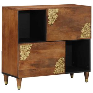 vidaXL Dressoir Bruin 80 x 33 x 75 cm Massief Mango Hout