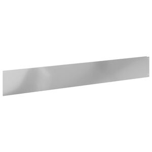 vidaXL Gazonrand 30 pcs 100 x 15 cm Staal Zilverkleurig