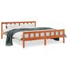 vidaXL Bedframe zonder matras massief grenenhout wasbruin 180x200 cm