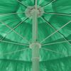 vidaXL Strandparasol Hawa&iuml; 300 cm groen