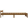 vidaXL Bedframe massief grenenhout honingbruin 100x200 cm