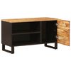 vidaXL TV-kast met plank Bruin 80 x 33 x 46 cm Massief Mango Hout
