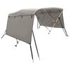vidaXL Biminitop 3 bogen met zijwanden 183x(137-152)x137 cm