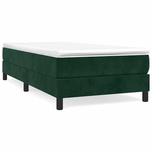 vidaXL Boxspring bed 80x200 cm fluweel donkergroen