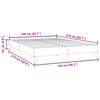 vidaXL Boxspring zonder matras fluweel roze 140x210 cm