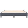 vidaXL Bedframe zonder matras 140x210 cm fluweel donkergrijs
