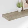 vidaXL Wandschappen zwevend 4 st 90x23,5x3,8 cm MDF eikenkleurig