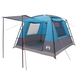 vidaXL Partytent 10-persoons Blauw 185T Polyester met PU Coating