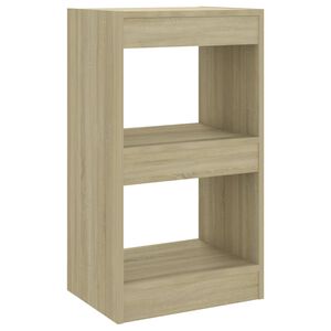vidaXL Boekenkast/kamerscherm 40x30x72 cm sonoma eikenkleurig