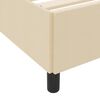 vidaXL Boxspringbed Cr&egrave;me 160 x 200 cm Stof