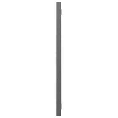 vidaXL Badkamerspiegel 80x1,5x37 cm spaanplaat hoogglans grijs