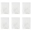 vidaXL Stof Sheet 6 st Transparant 400 x 500 cm HDPE