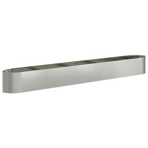 vidaXL Verhoogd Tuinbed Gegalvaniseerd staal 380 x 40 x 40 cm Staal