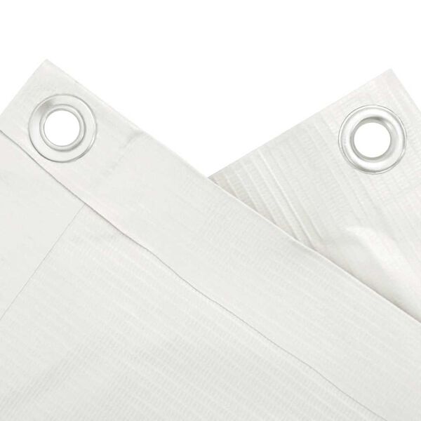 vidaXL Balkonscherm 1000x90 cm PVC wit