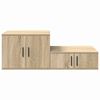 vidaXL Opbergkast 2 pcs Sonoma Eiken 103 x 41 x 40 cm Bewerkt hout